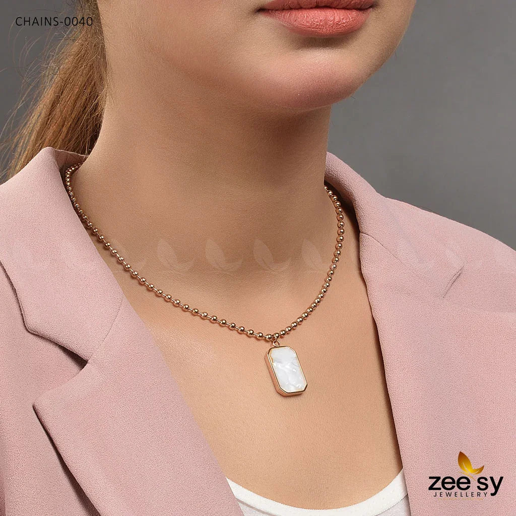 Chains-0040 Golden White - Zeesy Jewellery