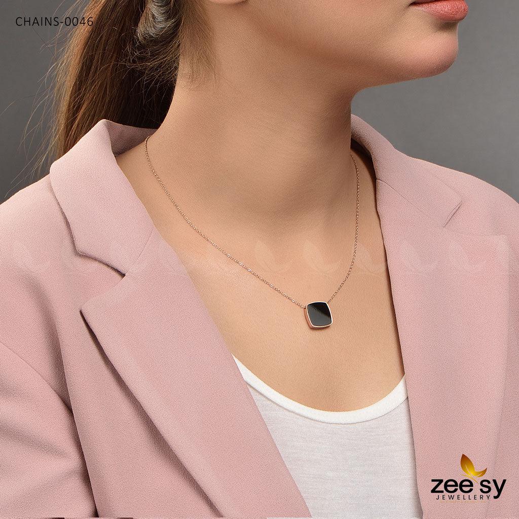 Chains-0046 Golden Black - Zeesy Jewellery