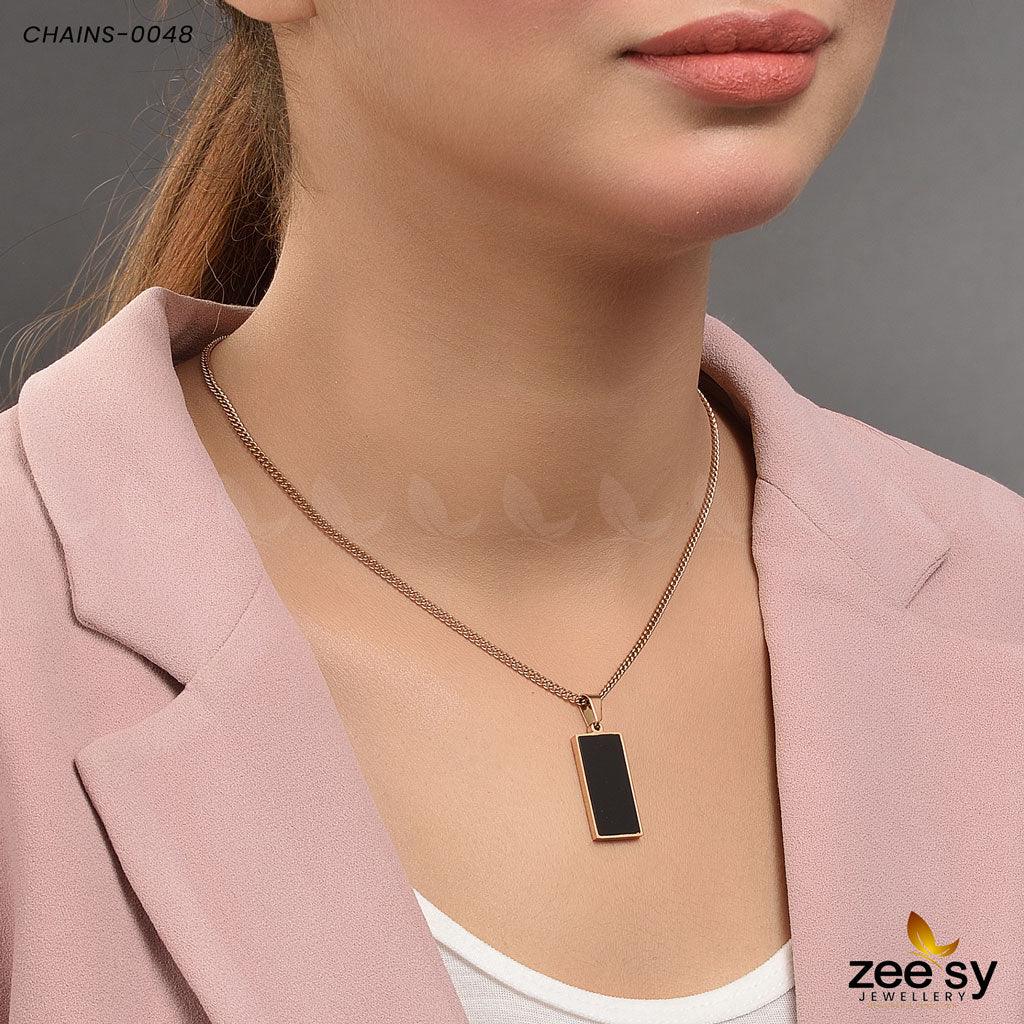 Chains-0048 Golden Black - Zeesy Jewellery