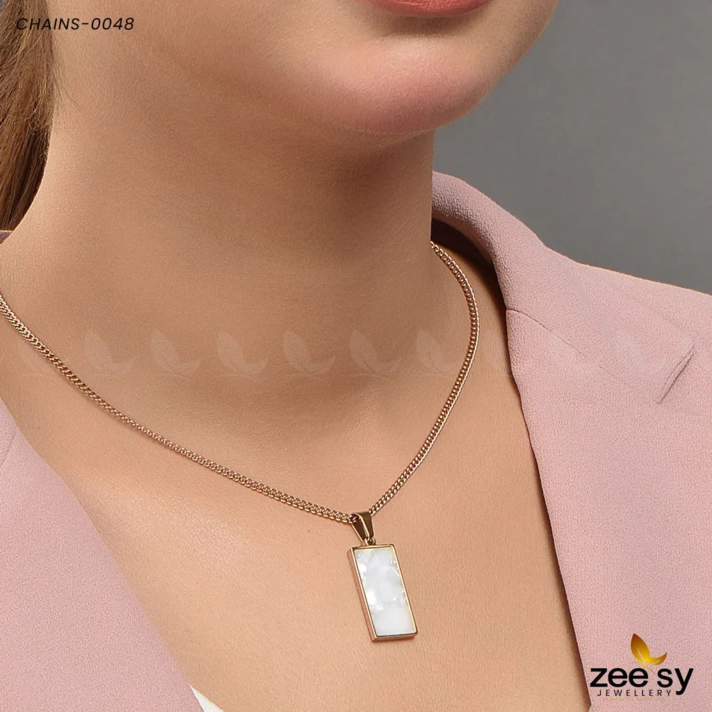 Chains-0048 Golden White - Zeesy Jewellery