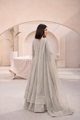 Banno By Manahils Stitched 3 Piece Formals-L-025-CAMEL