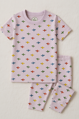 12 AM By Khawar Latif Airplane print  Kids Pyjamas