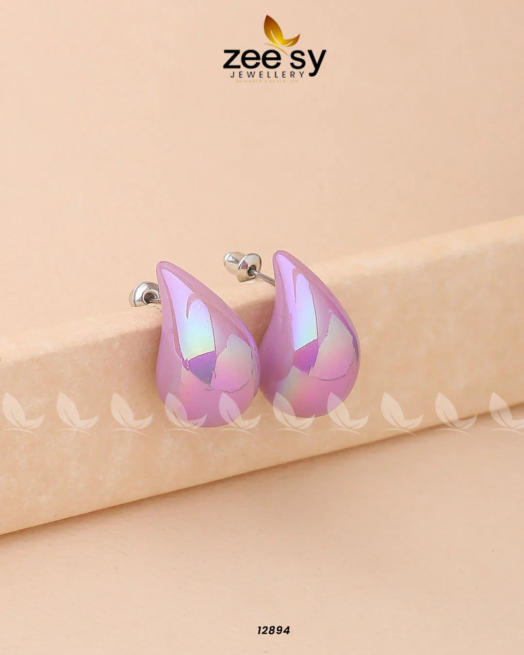Clarkia Earrings Pink - Zeesy Jewellery