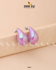 Clarkia Earrings Pink - Zeesy Jewellery