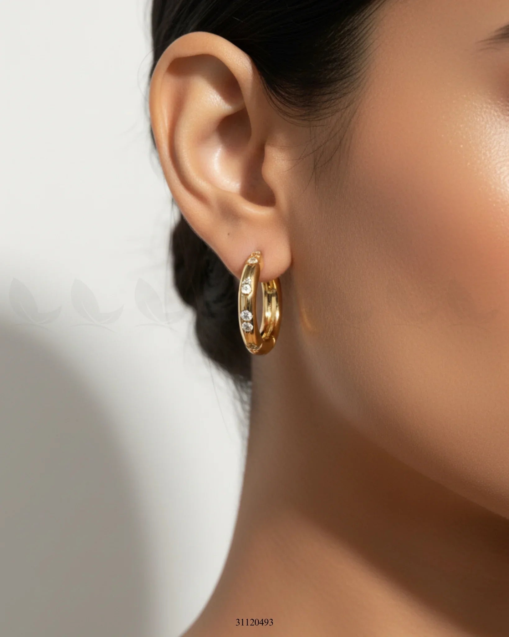 Classic Tiny Sparkle Hoop Earrings - Zeesy Jewellery