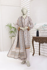 Almeerah Unstitched 3 Piece Stripe Dora Luxury Lawn Vol-02 Collection'2025-Cloud Mist