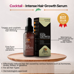 Organic Roots Cocktail- Intense Hair Growth Serum