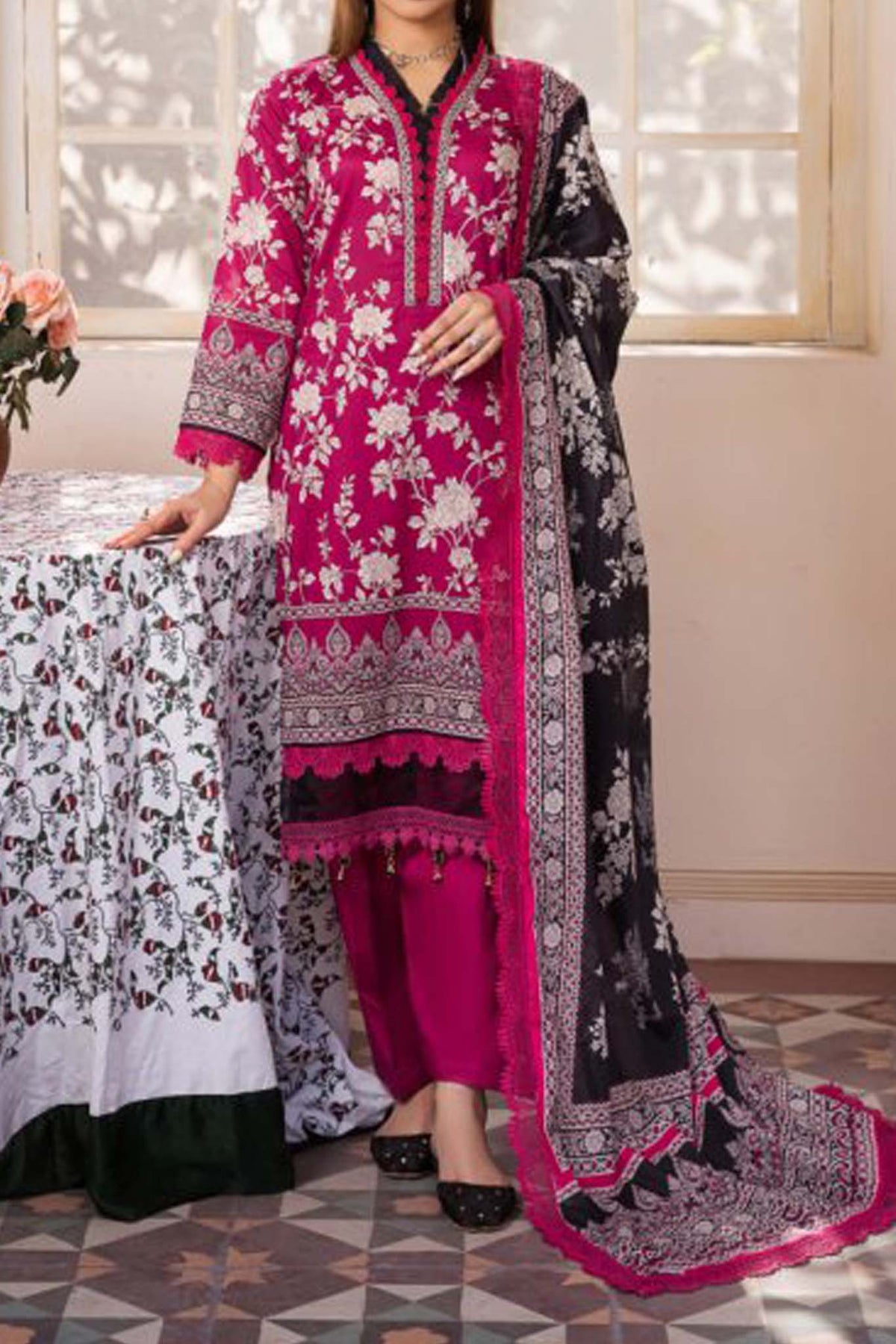 Mausummery Unstitched 3 Piece Spring Summer Lawn Vol-01 Collection'2024-Coleus