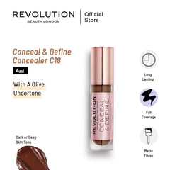 Makeup Revolution Conceal And Define Concealer - C18