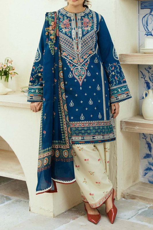 Coco By Zara Shah Jahan Unstitched 3 Piece Eid Edit Emb Lawn Collection'2024-D-01-Seher