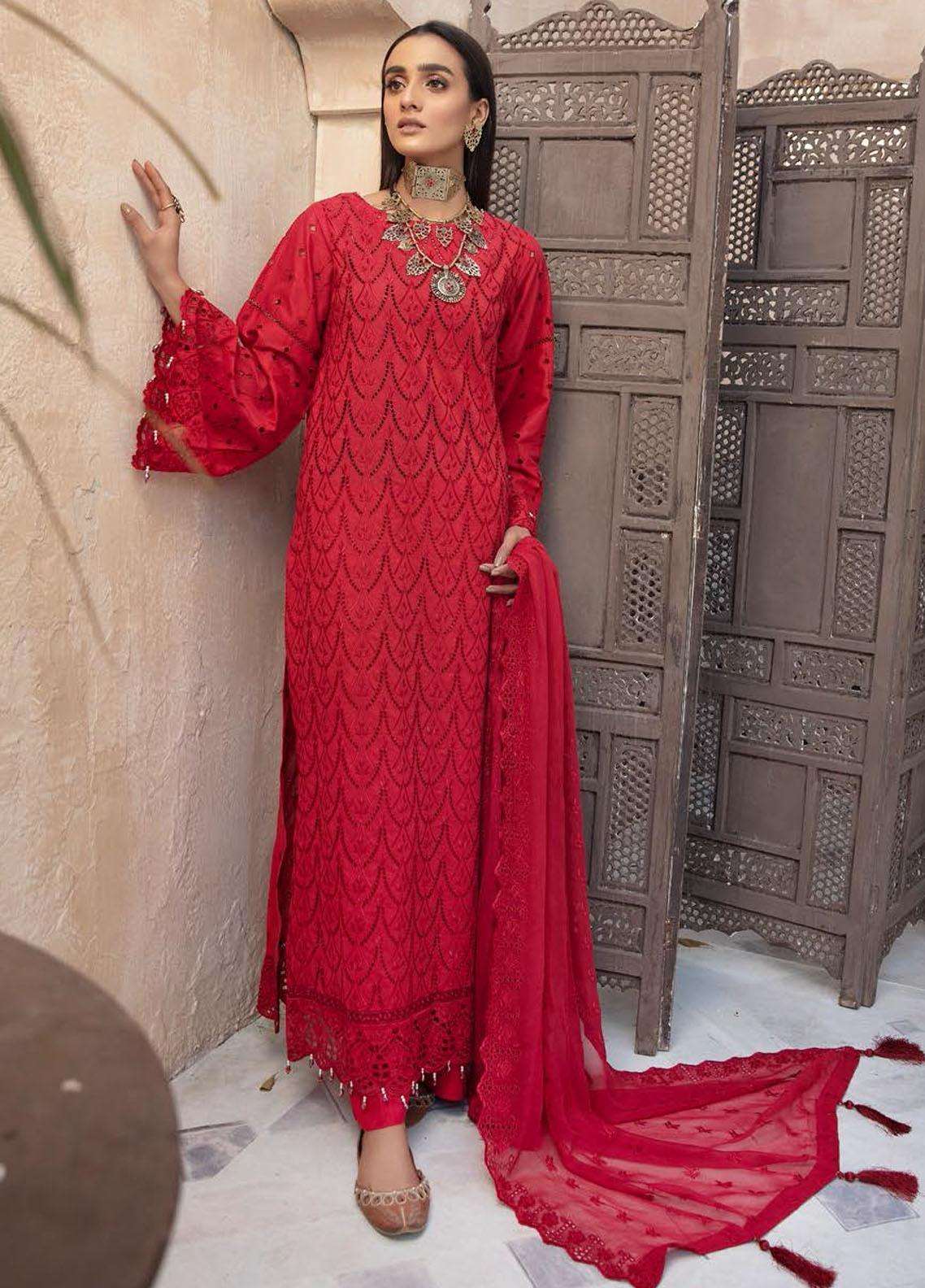 Aafreen by Riaz Arts Unstitched 3 Piece Chikankari Lawn Collection'2022-AC-01