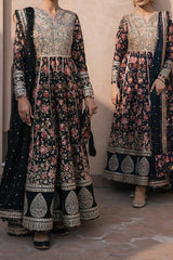 Shahkaar by Jazmin Unstitched 3 Piece Luxury Eid Festive Lawn Collection'2024-SLD-01