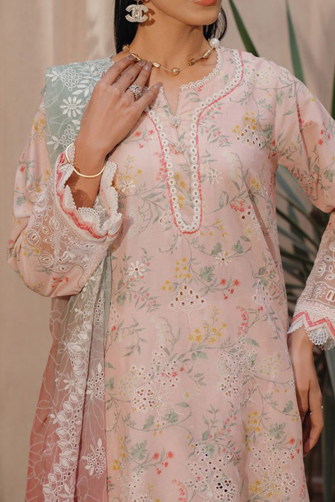 Farozaan By Xenia Unstitched 3 Piece Emb Printed Lawn Collection'2024-D-02-Zubeena