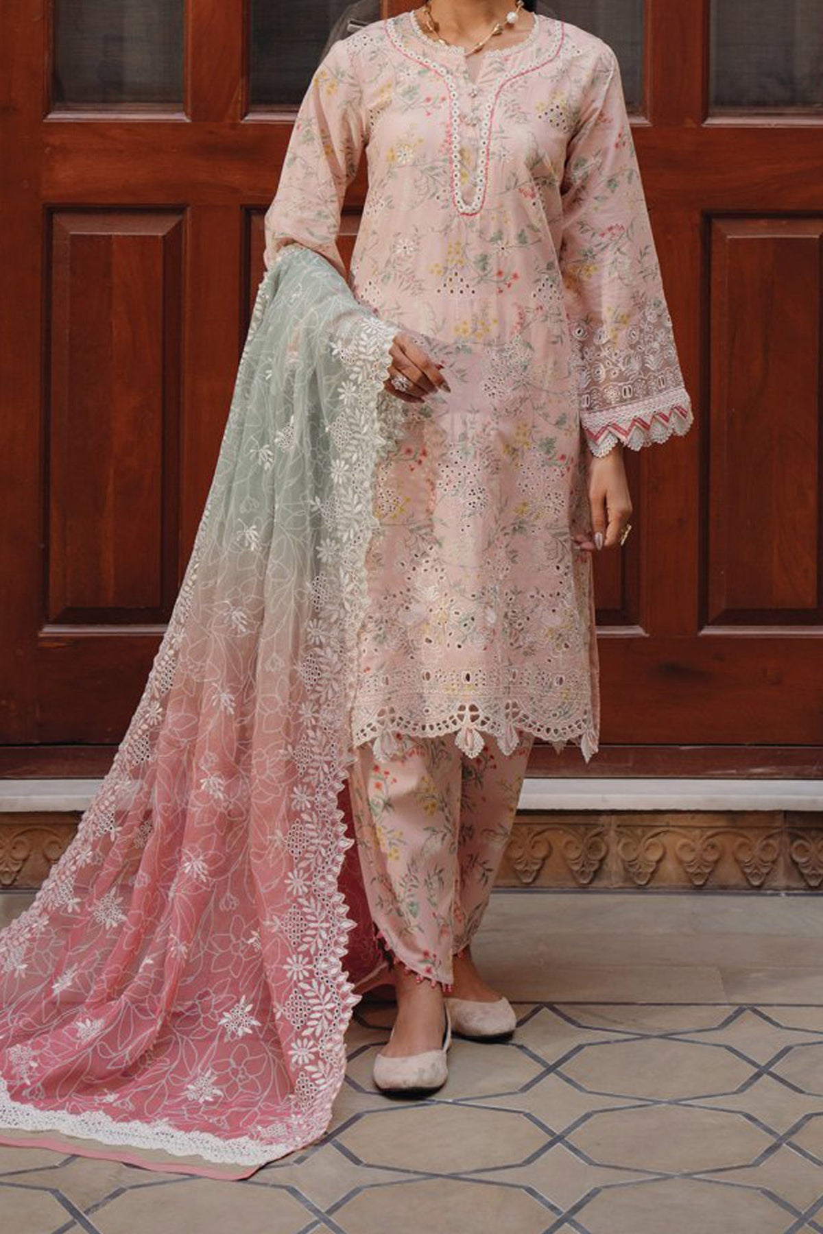 Farozaan By Xenia Unstitched 3 Piece Emb Printed Lawn Collection'2024-D-02-Zubeena