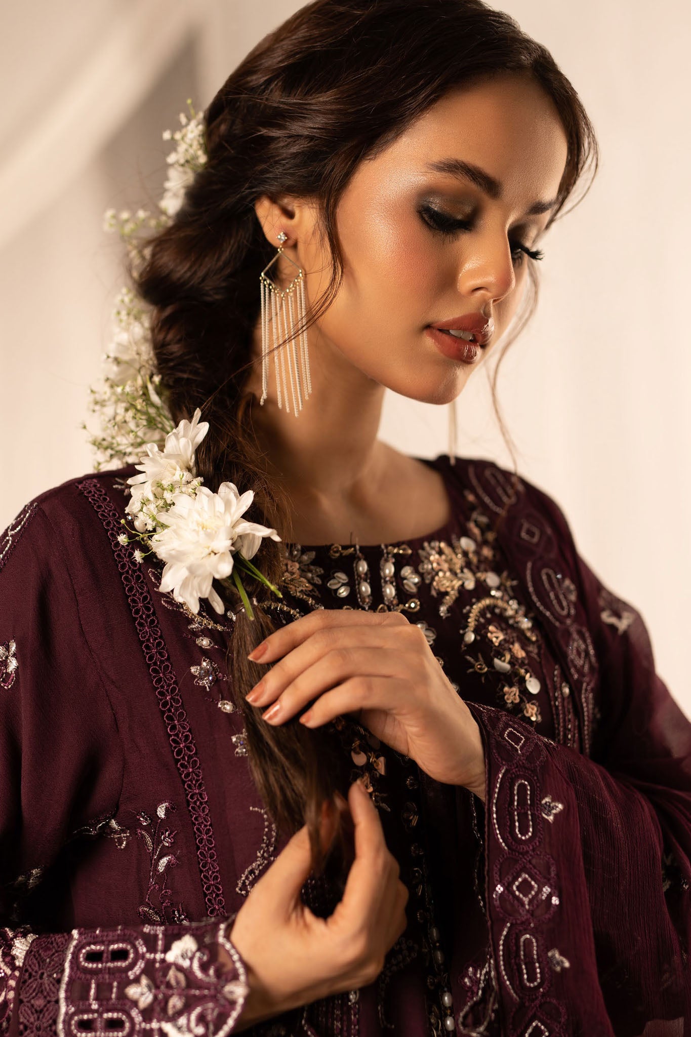 Dastan By Guzel Stitched 3 Piece Luxury Formals Collection'2024-D-02