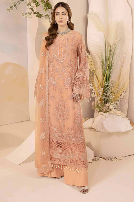 Pareesa By Lavish Premium Unstitched 3 Piece Luxury Chiffon Collection'2024-D-02