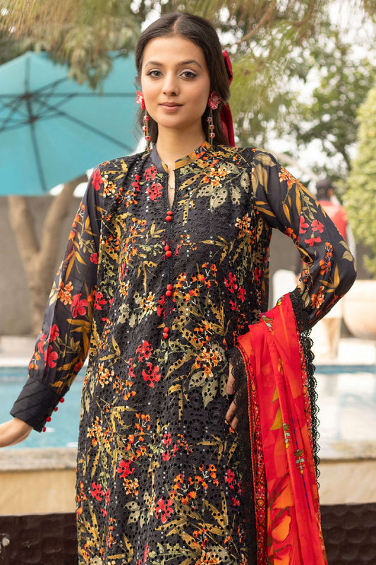 Mahee's Sehar By Riaz Arts Unstitched 3 Piece Printed Chikankari Lawn Collection'2025-D-02