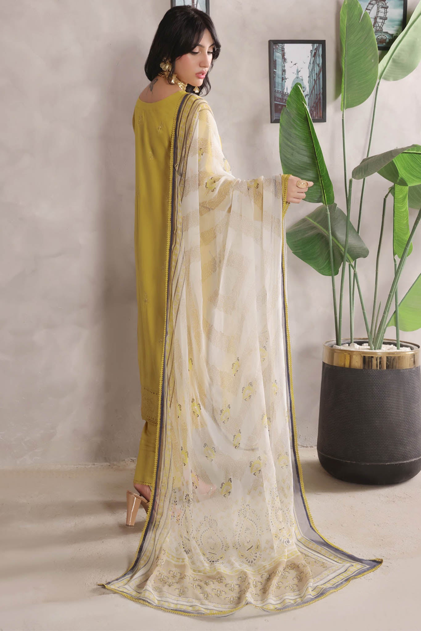 Jasmine By Soghat Unstitched 3 Piece Emb Cotton Chikankari Vol-03 Collection'2025-D-02