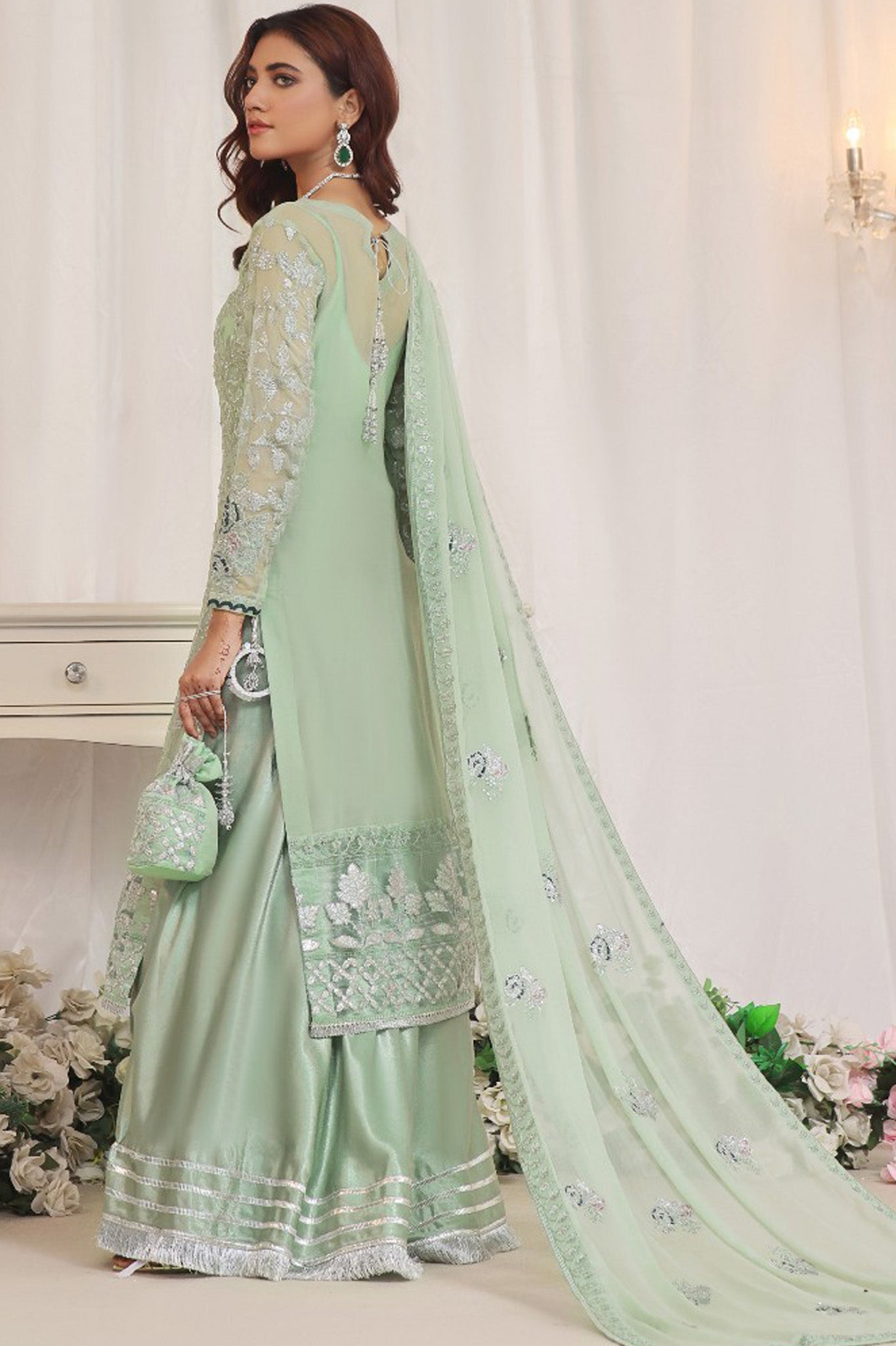 Inaya By Soghat Unstitched 3 Piece Luxury Chiffon Collection'2024-D-02