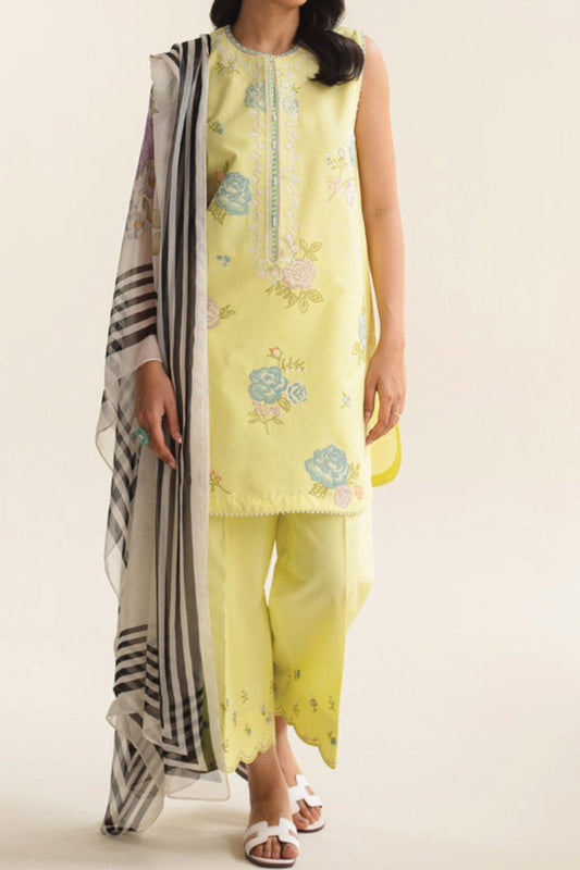 Coco By Zara Shah Jahan Unstitched 3 Piece Emb Lawn Vol-02 Collection'2024-D-03-A-Mirea