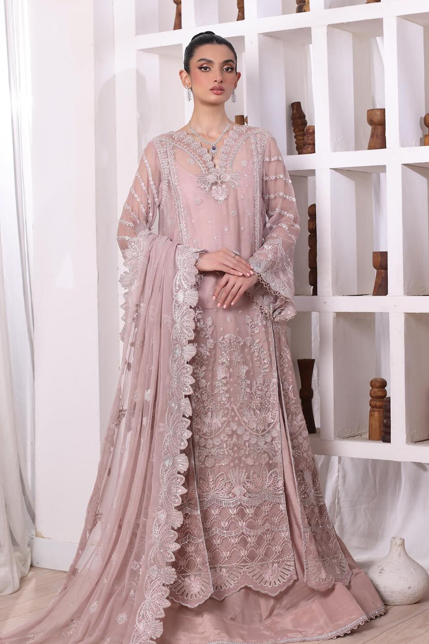 Chiffon De Luxe By Noor Saadia Asad Unstitched 3 Piece Luxury Formals Collection'2024-D-03-Olivia