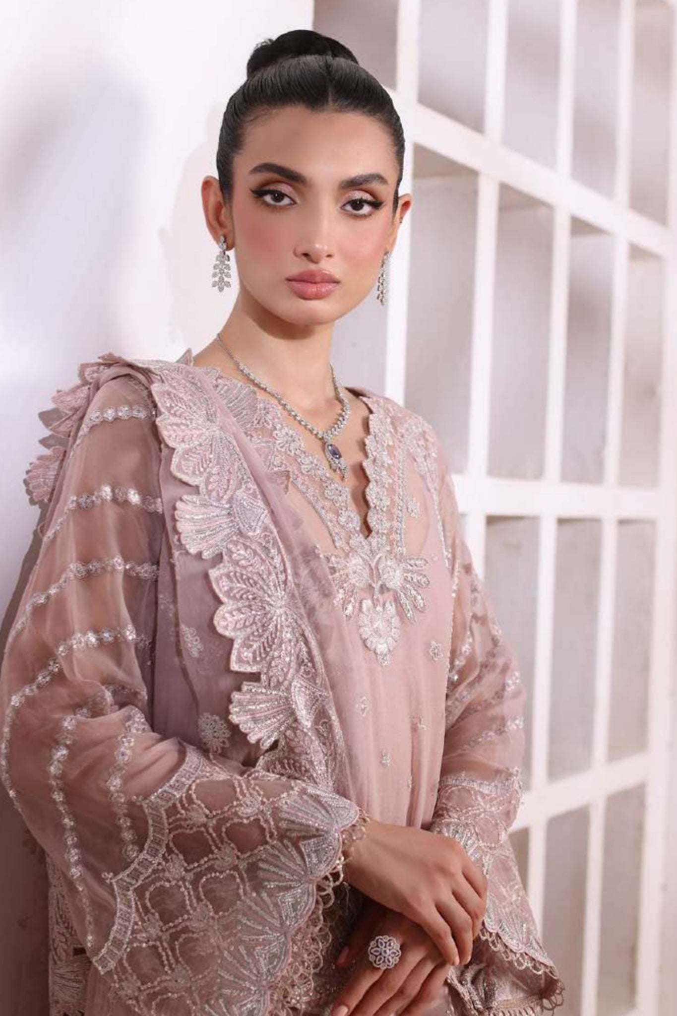 Chiffon De Luxe By Noor Saadia Asad Unstitched 3 Piece Luxury Formals Collection'2024-D-03-Olivia