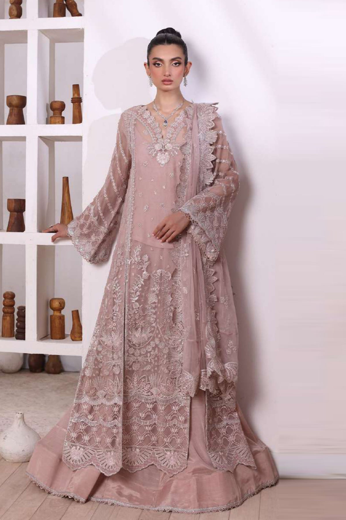 Chiffon De Luxe By Noor Saadia Asad Unstitched 3 Piece Luxury Formals Collection'2024-D-03-Olivia