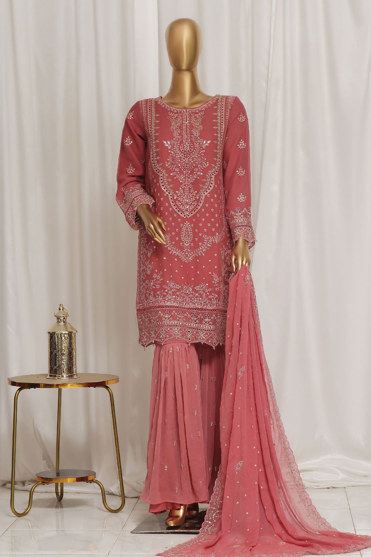 Afsany by Sada Bahar Stitched 3 Piece Luxury Chiffon Vol-11 Collection'2024-D-03-Pink