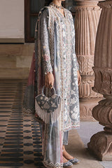 Shahkaar by Jazmin Unstitched 3 Piece Luxury Eid Festive Lawn Collection'2024-SLD-03