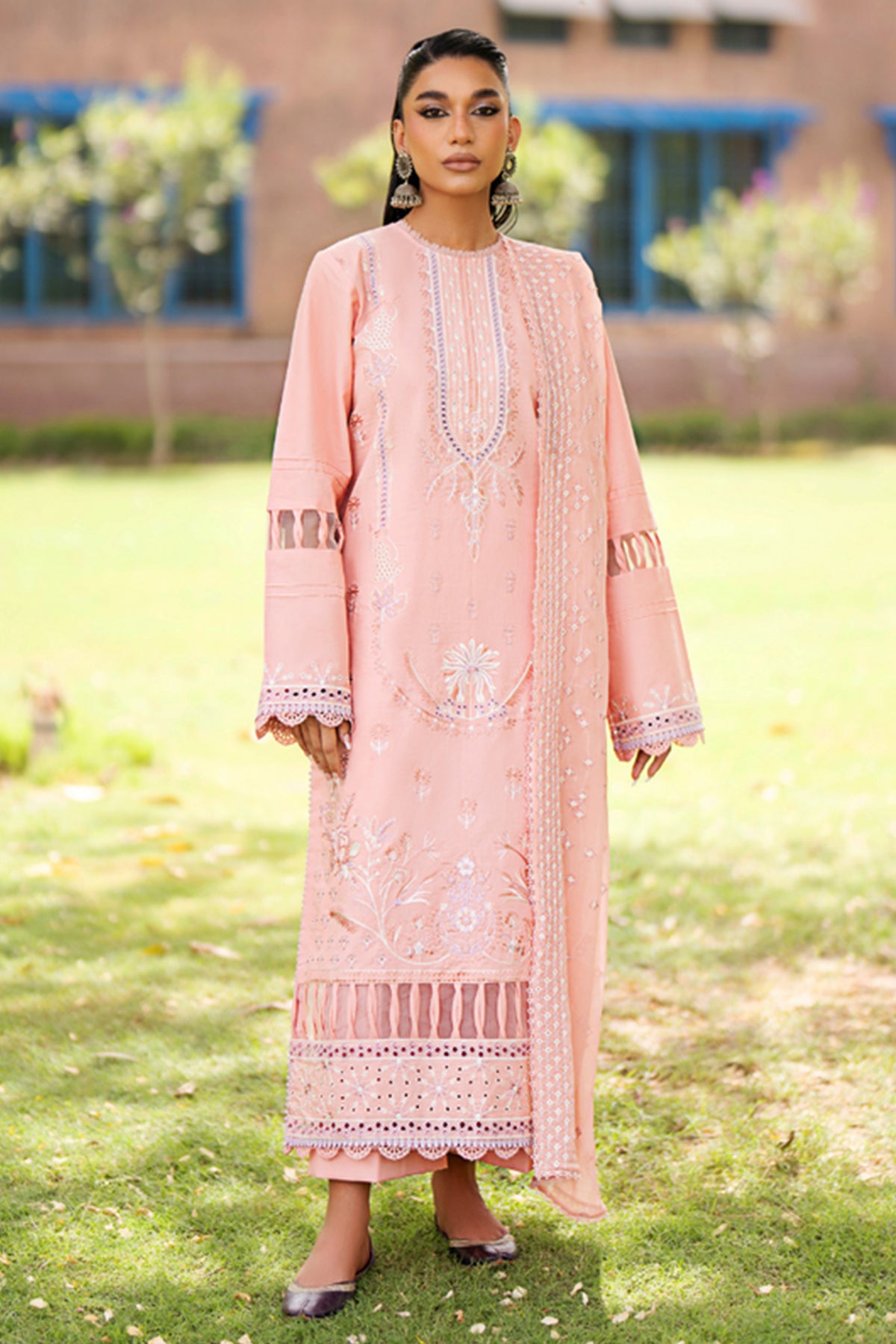 Selin By Humdum Unstitched 3 Piece Emb Lawn Collection-D-04