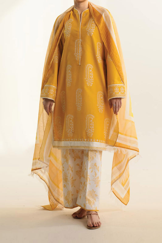 Coco By Zara Shah Jahan Unstitched 3 Piece Emb Lawn Vol-02 Collection'2024-D-04-A-Diara