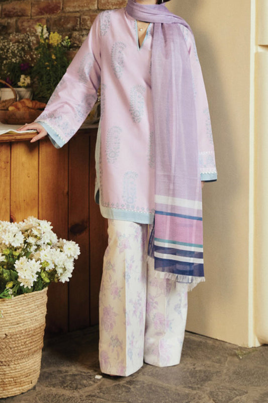 Coco By Zara Shah Jahan Unstitched 3 Piece Emb Lawn Vol-02 Collection'2024-D-04-B-Diara