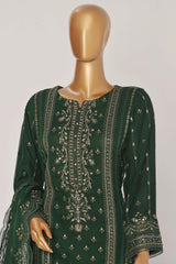 Afsanay By Sada Bahar Stitched 3 Piece Luxury Chiffon Vol-07 Limited Edition Collection'2024-CR-7-Green