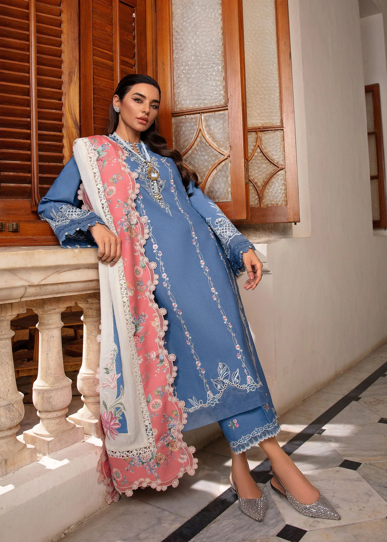 Aaleen by Crimson Unstitched 3 Piece Winter Collection'2024-D-04-Modern Memsaab