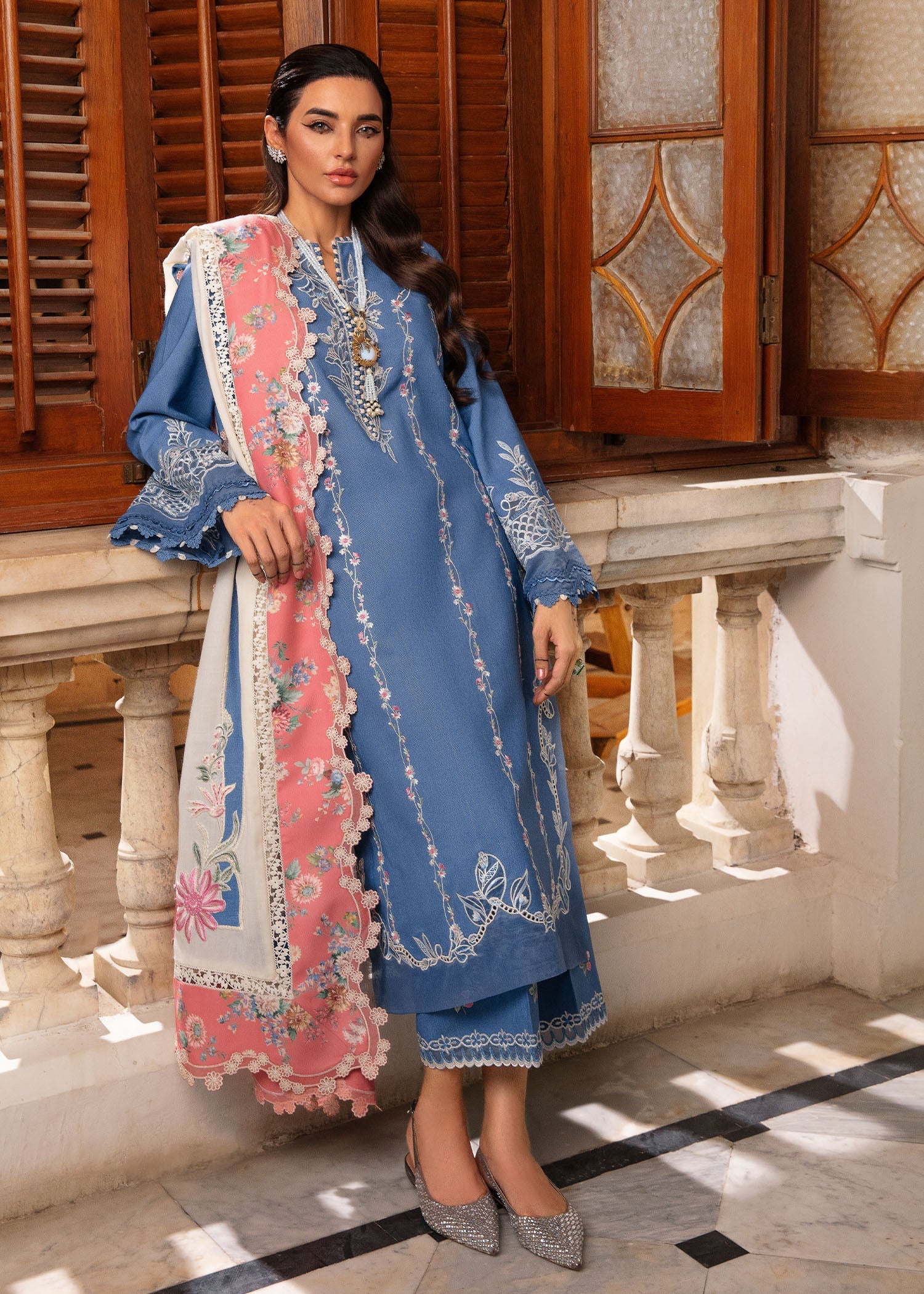 Aaleen by Crimson Unstitched 3 Piece Winter Collection'2024-D-04-Modern Memsaab