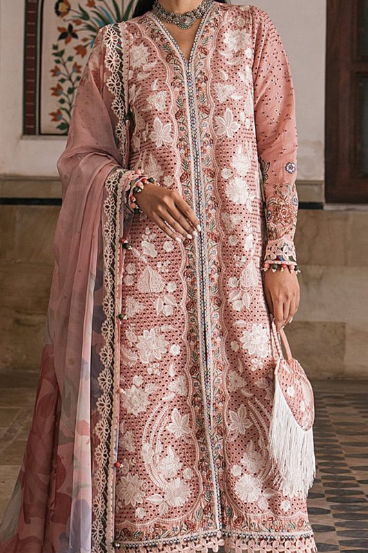 Shahkaar by Jazmin Unstitched 3 Piece Luxury Eid Festive Lawn Collection'2024-SLD-04