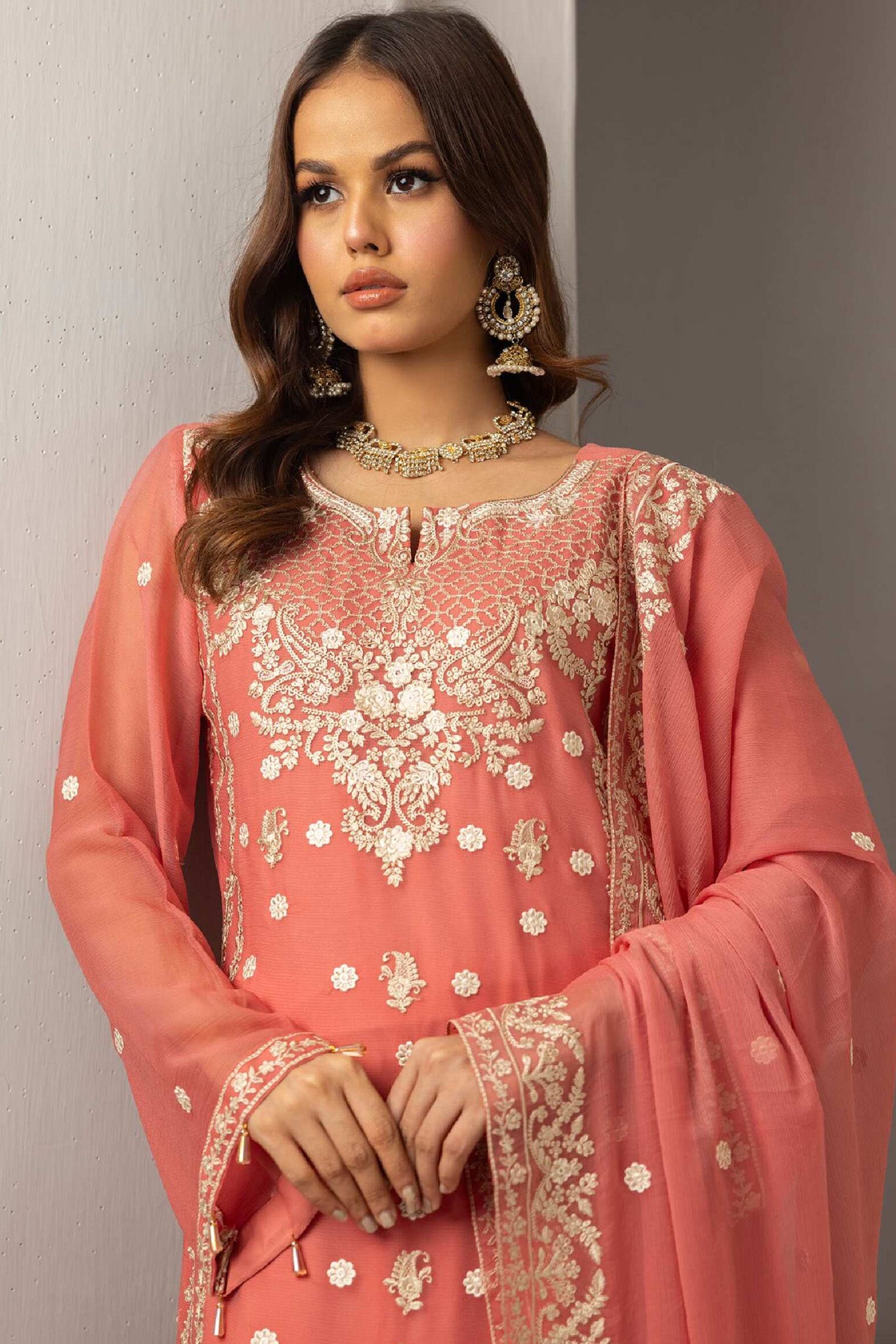 Roohi By Soghat Unstitched 3 Piece Luxury Chiffon Collection'2024-D-05