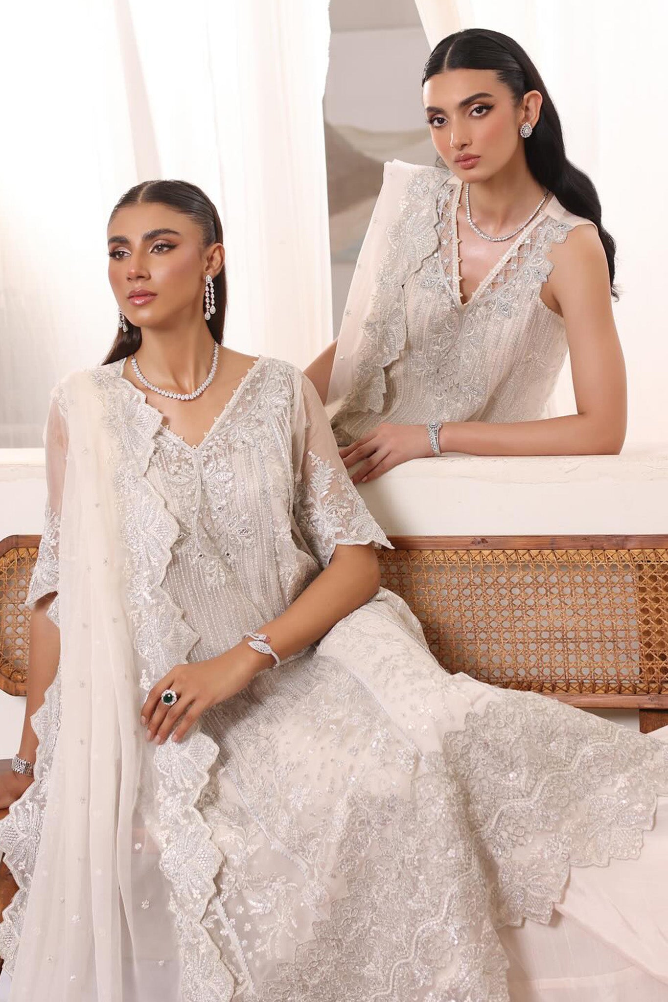 Chiffon De Luxe By Noor Saadia Asad Unstitched 3 Piece Luxury Formals Collection'2024-D-05-Seliel