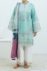 Coco By Zara Shah Jahan Unstitched 3 Piece Eid Edit Emb Lawn Collection'2024-D-05-Shaam