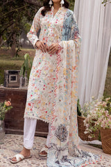 Mahee's by Riaz Arts 3 Piece Unstitched Chikankari Lawn Collection'2024-MC-05