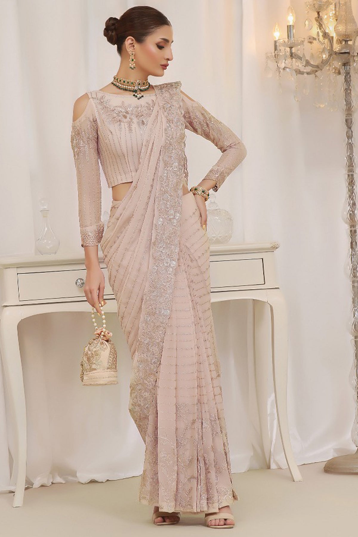 Inaya By Soghat Unstitched 3 Piece Luxury Chiffon Collection'2024-D-05