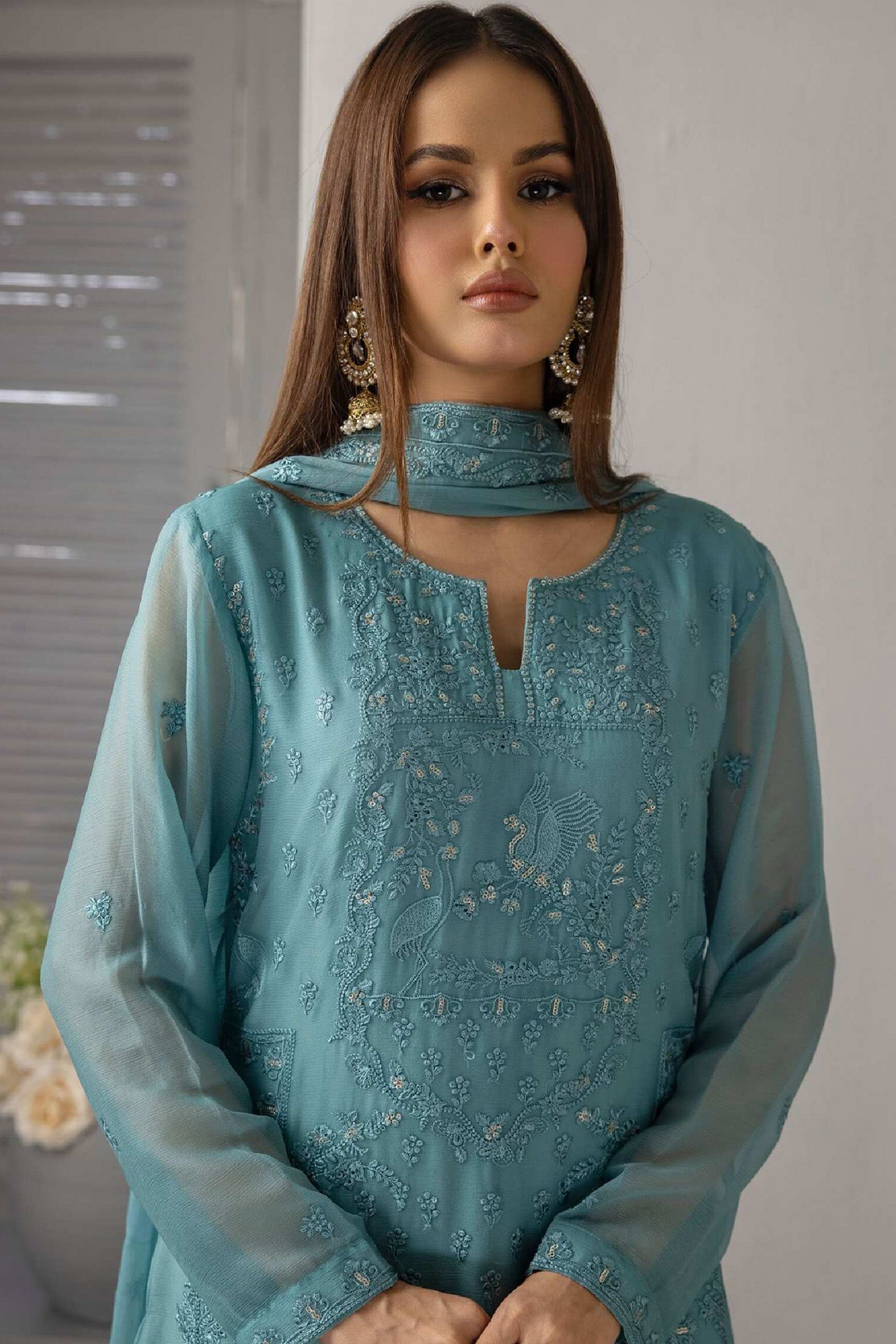 Roohi By Soghat Unstitched 3 Piece Luxury Chiffon Collection'2024-D-03