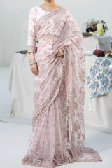 Aaraish By Lavish Premium Unstitched 3 Piece Luxury Formals Collection'2024-D-06-Peaceful Pink