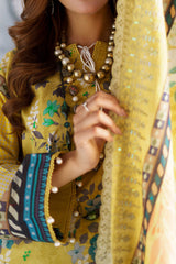 Cutwork Bliss By Al Zohaib Unstitched 3 Piece Lawn Vol-02 Collection'2024-D-06
