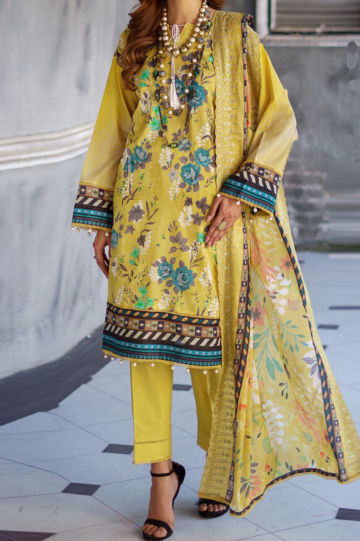 Cutwork Bliss By Al Zohaib Unstitched 3 Piece Lawn Vol-02 Collection'2024-D-06
