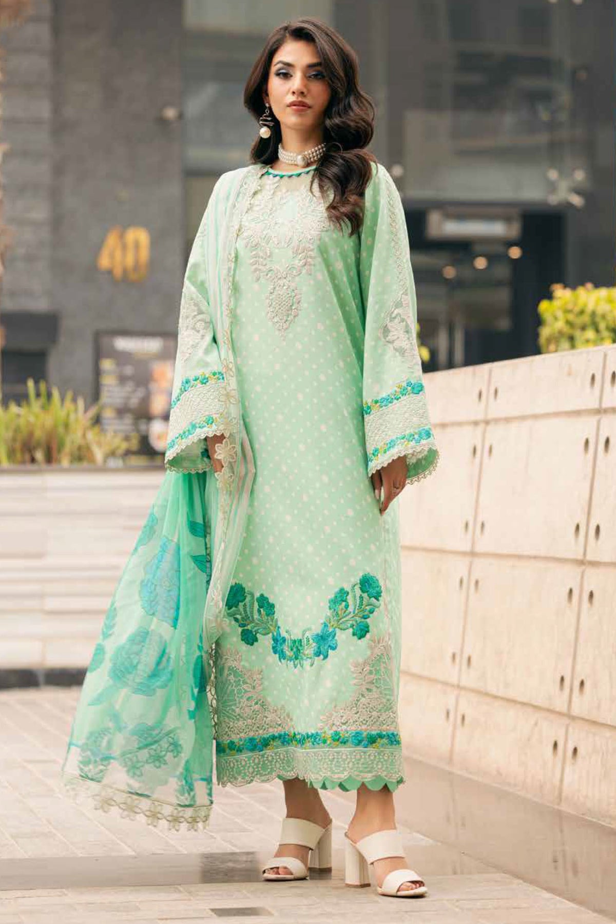 Swiss miss by Charizma Unstitched 3 Piece Winter Vol-01 Collection-D-06