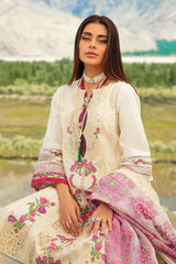 Maryam Hussain Unstitced 3 Piece Luxury Lawn Vol-02 Collection'2023-D-06