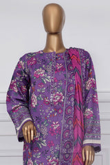 Sada Bahar Stitched 3 Piece Printed Lawn Vol-01 Collection'2025-D-07-Purple