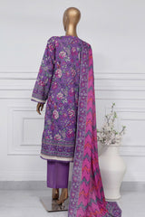 Sada Bahar Stitched 3 Piece Printed Lawn Vol-01 Collection'2025-D-07-Purple