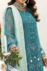 Aaraish By Lavish Premium Unstitched 3 Piece Luxury Formals Collection'2024-D-07-Sea Green